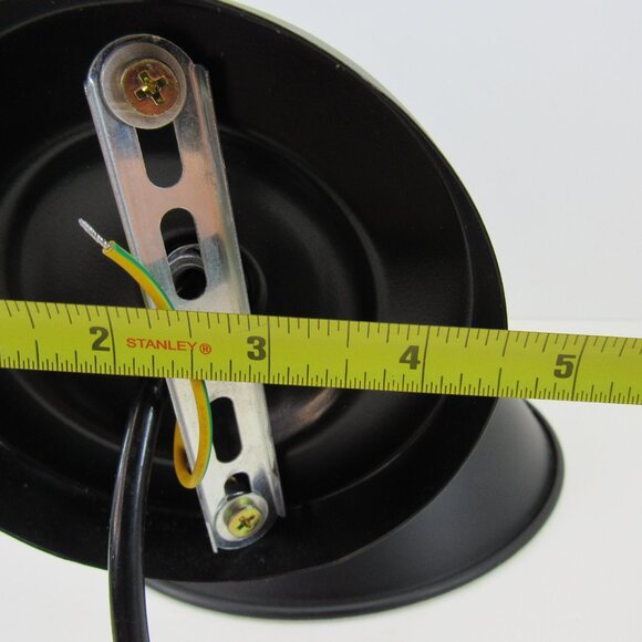 Retro Black Sconce Straight or L Shape Matte Black 9" Across by 5 1/2" Tall - Picture 9 of 9